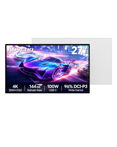 Kuycon 4k 60hz モニター p27u Kuycon P27D 27'' UHD (3840 x 2160) 4K 144HZ Gaming Monitor, IPS
